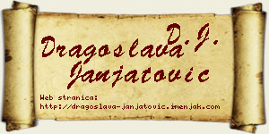 Dragoslava Janjatović vizit kartica